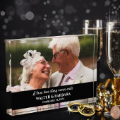 Elegant A True Love 50th Wedding Jubileum Gift Fotoblokken