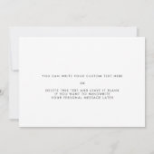 Elegant Aan mijn grootmoeder op mijn trouwdagkaart Kaart (Achterkant)