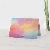 Elegant Aan mijn moeder op mijn trouwdag gevouwen Kaart (Achterkant)