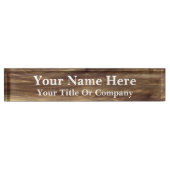 Elegant aangepast acryl naambordje (Voorkant)