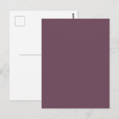 Elegant aangepast Briefkaart – minimalistisch desi (Voorkant / Achterkant)