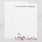 Elegant aangepast briefpapier (Voorkant / Achterkant)