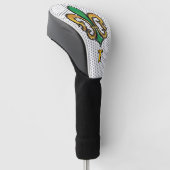 Elegant aangepast Fleur de Lis Golf ontwerp Golfheadcover (Schuin)