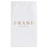 Elegant, aangepast klein papier, winkeltas klein cadeauzakje (Achterkant)