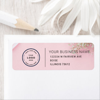 Elegant aangepast label voor retouradres zakelijk