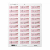 Elegant aangepast label voor retouradres zakelijk (Full Sheet)