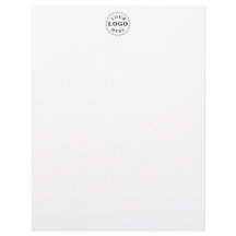 Elegant aangepast logo mark briefpapier chic kanto