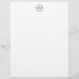 Elegant aangepast logo mark briefpapier chic kanto briefhoofd