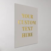 Elegant aangepast tekstformaat folie afdrukken (Laagn)