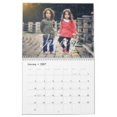 Elegant aangepaste agenda kalender (Jan 2027)