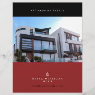 Elegant aangepaste brochure voor Estate-functies