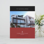 Elegant aangepaste brochure voor Estate-functies (Staand voorkant)