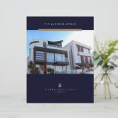 Elegant aangepaste brochure voor Estate-functies (Staand voorkant)