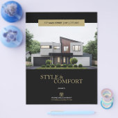 Elegant aangepaste brochure voor Estate-functies (Enkel)