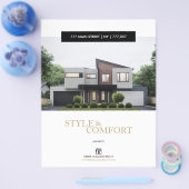 Elegant aangepaste brochure voor Estate-functies (Enkel)