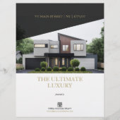 Elegant aangepaste brochure voor Estate-functies (Voorkant)