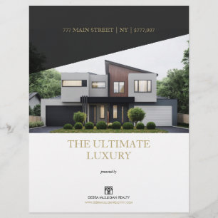 Elegant aangepaste brochure voor Estate-functies