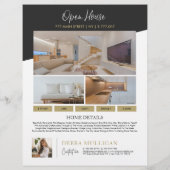 Elegant aangepaste brochure voor Estate-functies (Achterkant)