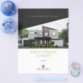 Elegant aangepaste brochure voor Estate-functies (Enkel)