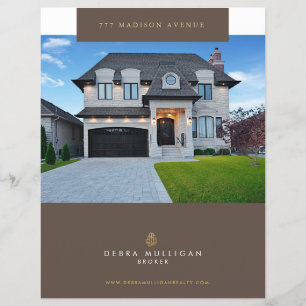 Elegant aangepaste brochure voor Estate-functies
