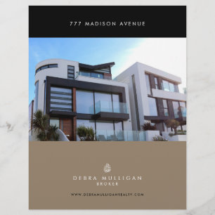 Elegant aangepaste brochure voor Estate-functies