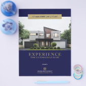 Elegant aangepaste brochure voor Estate-functies (Enkel)