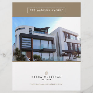 Elegant aangepaste brochure voor Estate-functies