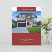 Elegant aangepaste brochure voor Estate-functies (Staand voorkant)