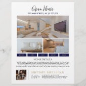 Elegant aangepaste brochure voor Estate-functies (Achterkant)