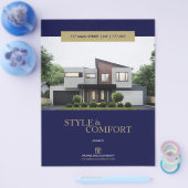 Elegant aangepaste brochure voor Estate-functies (Enkel)
