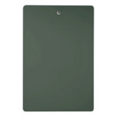 Elegant aangepaste naam groen blauw mini klembord (Achterkant)