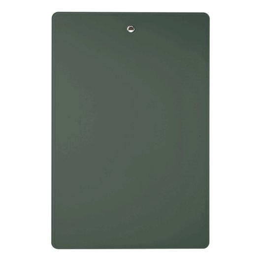 Elegant aangepaste naam groen blauw mini klembord (Achterkant)