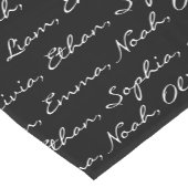 Elegant aangepaste tekst korte tafelloper (Hoek)