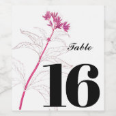 Elegant aangepaste wijn label Party tafel label Etiket (Enkel label)