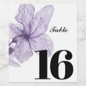 Elegant aangepaste wijn label, party tafel label etiket (Enkel label)