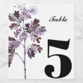 Elegant aangepaste wijn label Party tafel label Etiket (Enkel label)
