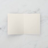 Elegant aardeachtig bloemig donkergrijs chique bru bedankkaart (Binnen)