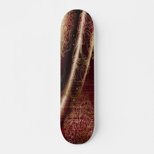 Elegant Abatract Art 1 Skateboard (Voorkant)
