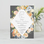 Elegant Abrikozenhoutskool Vrijgezellenfeest Kaart (Staand voorkant)