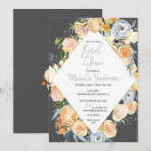 Elegant Abrikozenhoutskool Vrijgezellenfeest Kaart (Voorkant / Achterkant)