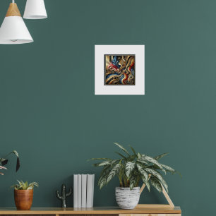 Elegant Abstract Art Poster Design.