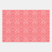 Elegant Abstract bij de marine en roze kerst Inpakpapier Vel (Voorkant 3)