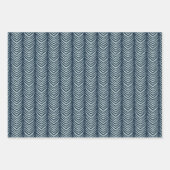 Elegant Abstract bij de marine en roze kerst Inpakpapier Vel (Voorkant 2)