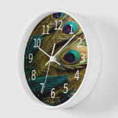 Elegant Abstract Blauwgroen blauw goudpels | (Hoek)