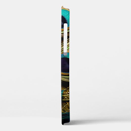 Elegant Abstract Blauwgroen blauw goudpels | Case-Mate iPhone Case (Achterkant / Links)