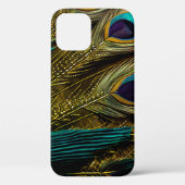 Elegant Abstract Blauwgroen blauw goudpels | Case-Mate iPhone Case (Achterkant)
