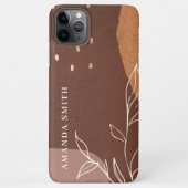 Elegant Abstract Bleek Gold Marble Agate iPhone Ca iPhone Hoesje (Achterkant)