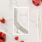 Elegant Abstract Bleek goudmarmer Agate Servet (Insitu)