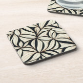 Elegant Abstract Bloemen Onderzetter Set (Linkerzijde)