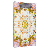 Elegant abstract bloemendesign patroon chique yoga klembord (Rechts)